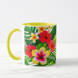 Caneca Presente Floral Tropical