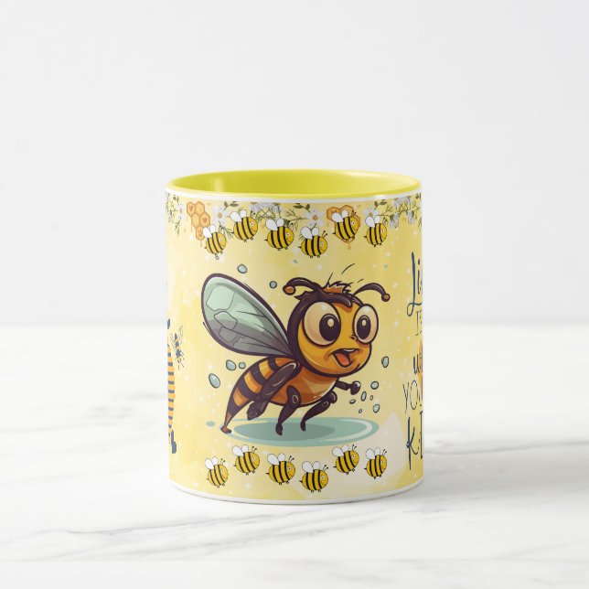 Caneca Presente Inspirador para Amantes de Abelhas e Mel  (Centro)