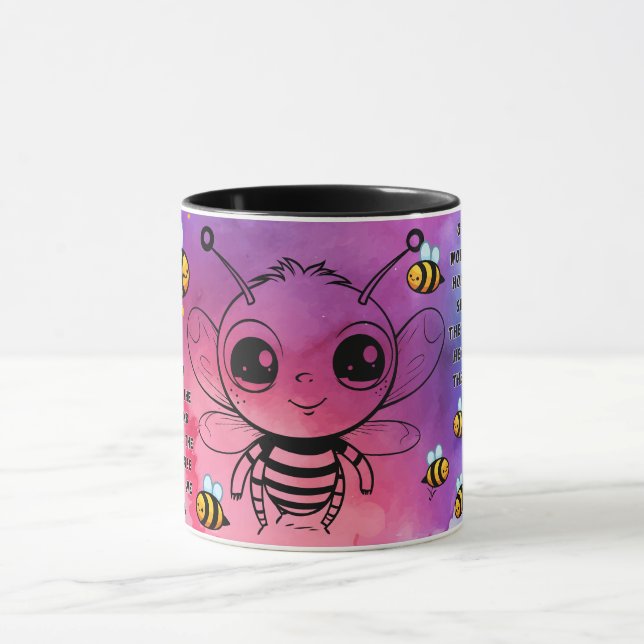 Caneca Presente Inspirador para Amantes de Abelhas e Mel  (Centro)