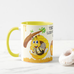 Caneca Presente Inspirador para Amantes de Abelhas e Mel