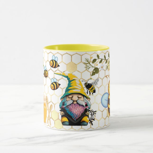 Caneca Presente Inspirador para Amantes de Abelhas e Mel  (Centro)