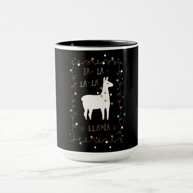 Caneca Presente Llama| Llama Cantando Engraçado (Centro)