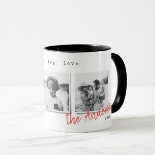 Caneca Presente moderno de multifamília de fotos no Nata