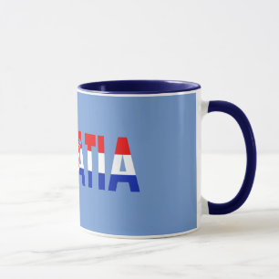 Caneca Presente moderno e simples Roupa de Bandeira na Bu