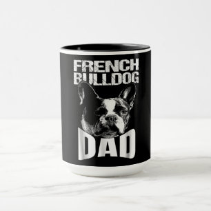 Caneca Presente no cão   Pai francês Bulldog