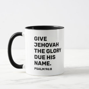 Caneca Presente no texto anual 2025 JW Coffee Mug
