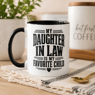 Caneca Presente para a Filha Política Favorita da 