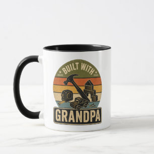 Caneca Presente para Avô Faz-tudo Construtor Vintage
