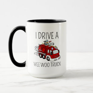 Caneca Presente Para Bombeiro, Veículo de Bombeiros, Pres
