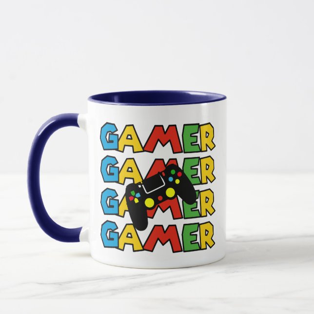 Caneca Presente para jogos personalizados, jogos retrô (Esquerda)