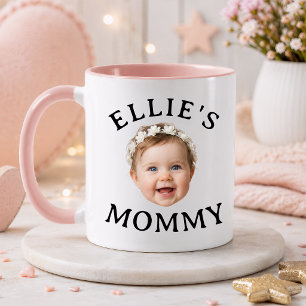 Caneca Presente personalizado com foto do rosto do bebê p