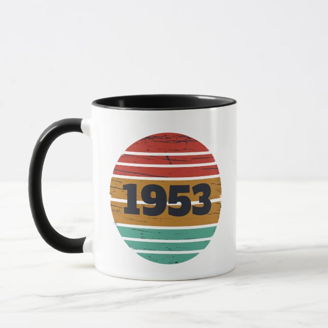 Caneca Presente personalizado de aniversário de 70 anos v (Esquerda)