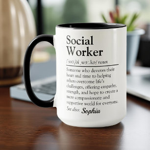 Caneca Presente Personalizado de Apreciação para Assisten