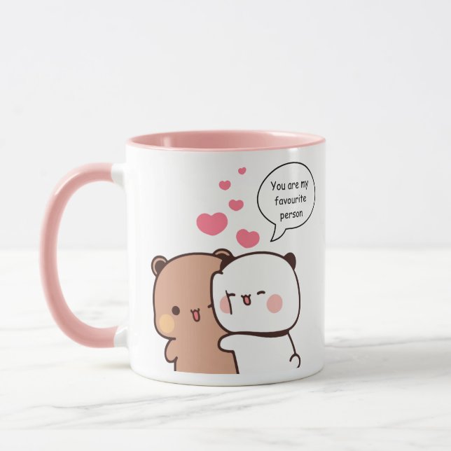 Caneca Presente personalizado de Casal Bubu e Dudu Mug (Esquerda)
