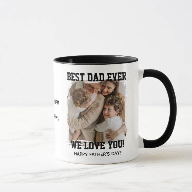 Caneca Presente Personalizado de Dia dos Pais Melhor Pai  (Direita)