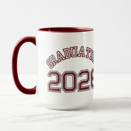 Caneca Presente Personalizado de Formatura (Vermelho)