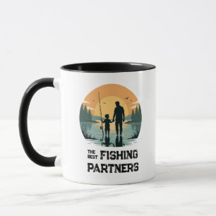 Caneca Presente Personalizado de Pesca para Pai e Filho