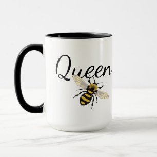 Caneca Presente personalizado de Rainha Bee para o café 