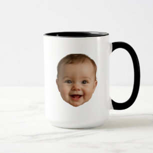 Caneca Presente Personalizado do Vovô com Rosto de Bebê P