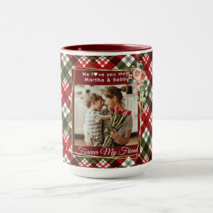 Caneca Presente personalizado elegante para a foto do Dia