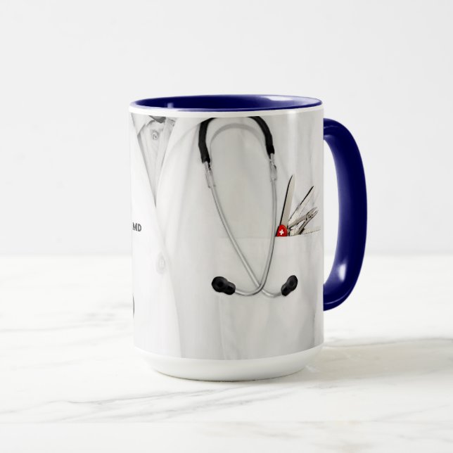 Caneca Presente Personalizado para Médico (Frente Esquerda)
