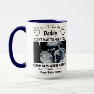 Caneca Presente Personalizado Para Novo Pai De Bebê Não