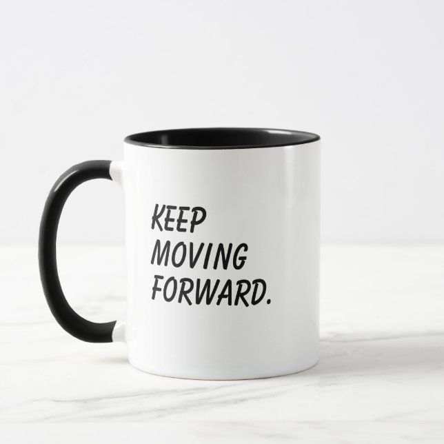 Caneca Presente Positivo Inspirador 'Continue Avançando' (Esquerda)