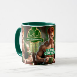 Caneca Presente sexy de café irlandês do Dia de São Patrí
