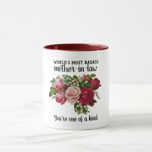 Caneca Presente-sogro BADASS - Um dos Rosas