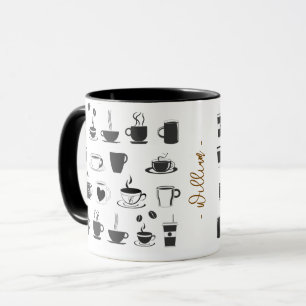 Caneca Presente Único para Amantes de Café Café com Nom