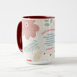 Caneca PRESENTE - Vovó Poemas De Netos - PERSONALIZADO