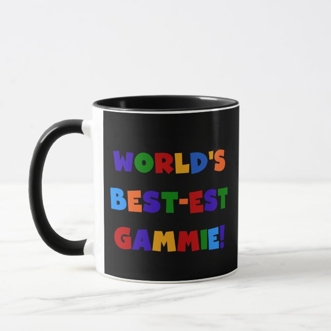 Caneca Presentes brilhantes das cores do Melhor-est (Esquerda)