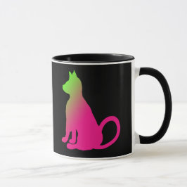 Caneca Presentes coloridos CricketDiane do gato do