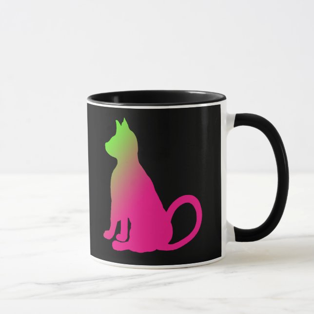 Caneca Presentes coloridos CricketDiane do gato do (Direita)