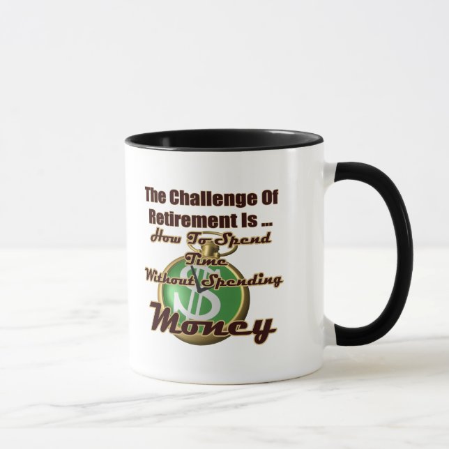 Caneca Presentes da aposentadoria e t-shirt da (Direita)