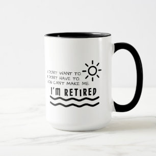 Caneca Presentes da aposentadoria engraçados para a mam