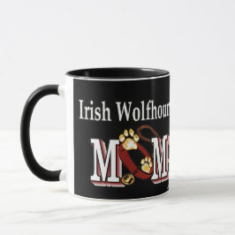 Caneca presentes da mãe de lobo-irlandês