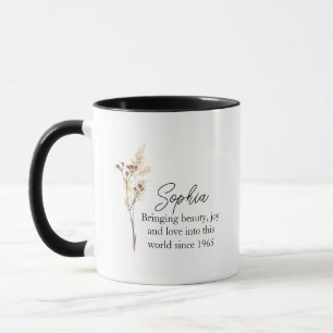 Caneca Presentes de 60 anos personalizados para a vovó, f
