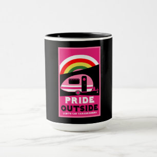Caneca Presentes de acampamento LGBTQ gay