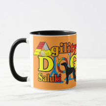 Presentes de agilidade na Saluki
