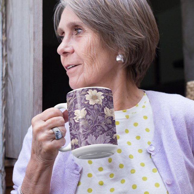 Caneca Presentes de aposentadoria botânica para mamãe Vio (Vintage Botanical Retirement Gifts for Mom)