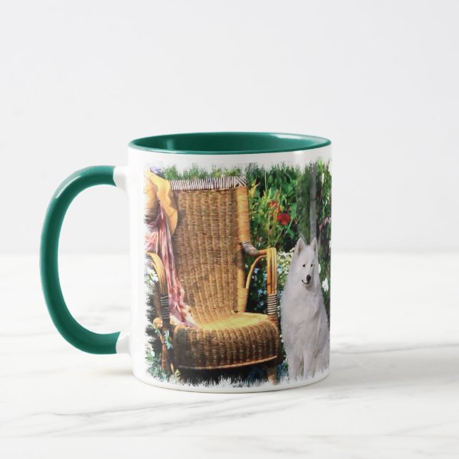 Caneca Presentes de Arte Samoyed (Esquerda)