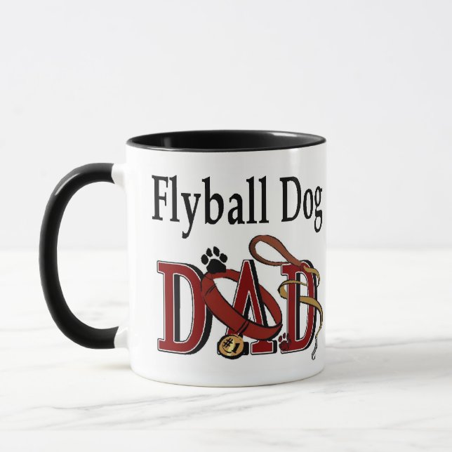Caneca Presentes de Cachorro de Flyball (Esquerda)