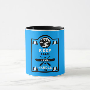 Caneca Presentes de Caiaque para Amantes do Ar Livre