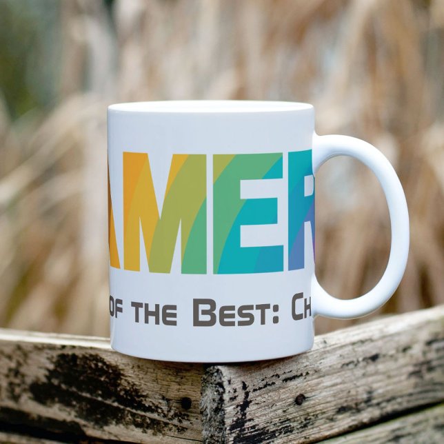 Caneca Presentes de Dia de os pais de aniversário persona (Custom Birthday Father's Day Gifts for Gamers)