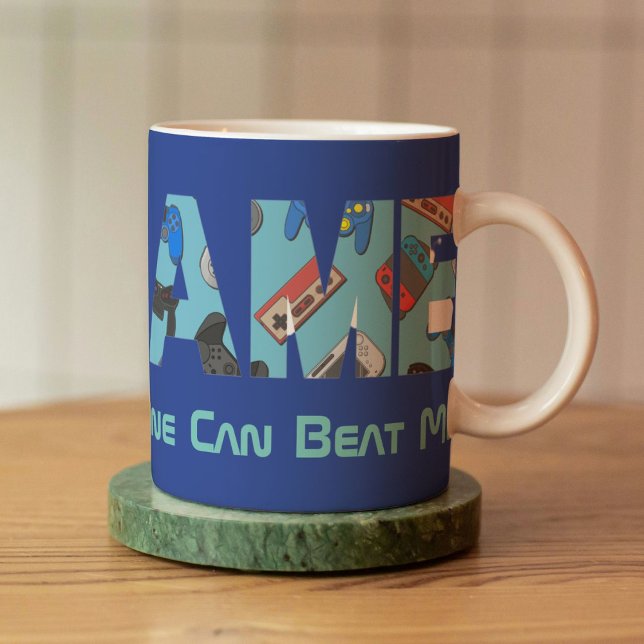 Caneca Presentes de Dia de os pais de aniversário persona (Custom Birthday Father's Day Gifts for Gamers)