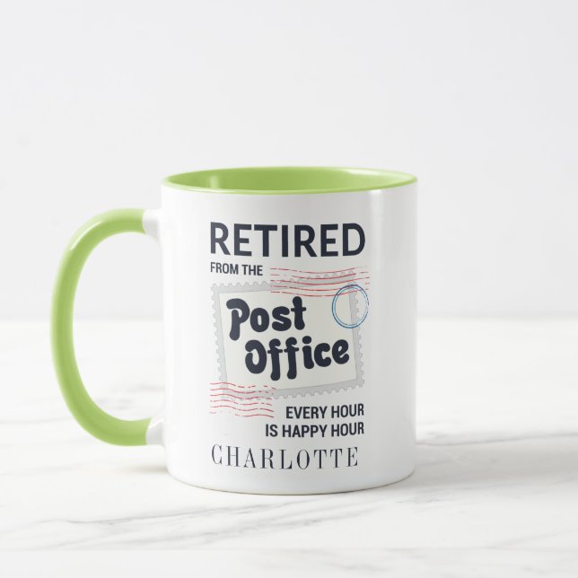 Caneca Presentes de festa de despedida de trabalhador pos (Esquerda)