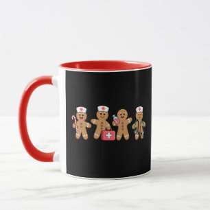 Caneca Presentes de Natal para Equipe de Enfermeiros de P