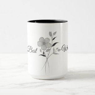 Caneca Presentes de Natal Personalizados para Mug, Flor