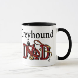 Caneca Presentes de Pai Greyhound